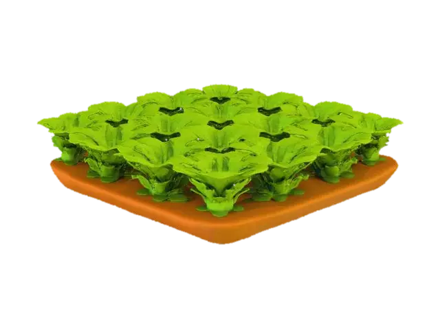 Vegetable Field Large T4 - Agriculture 3D model, vytvořený pomocí AI