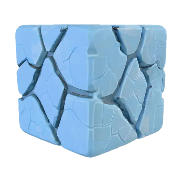 Ice Tile Block - Cool 3D model, vytvořený pomocí AI