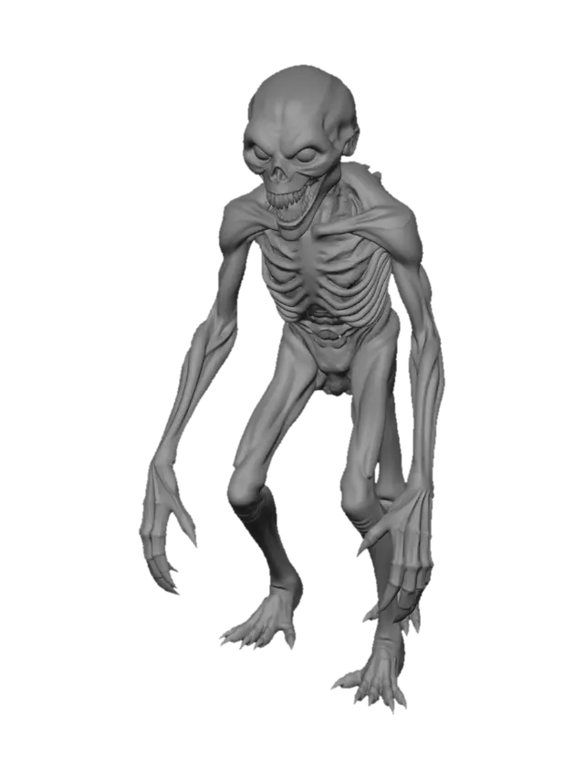 Face Less Rake Creature Free Rake 3D Models - Download Instantly | Meshy