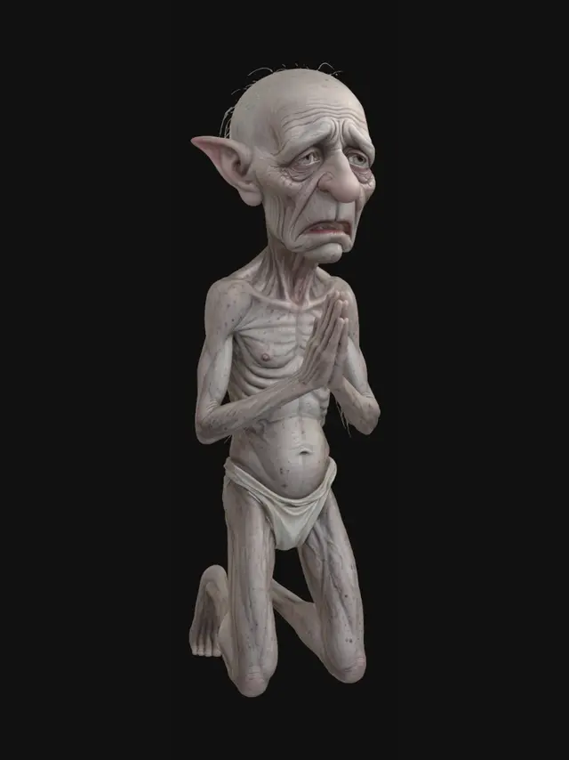 3D model for The Praying Elder