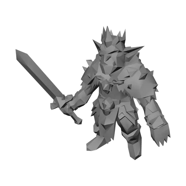 3D model for Orc King