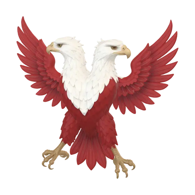 Double-Headed Eagle - Doubleheaded 3D model, vytvořený pomocí AI