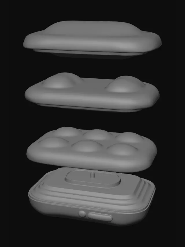 3D model for Tower of Colorful Bars