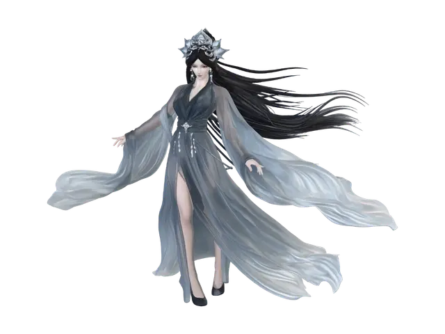 3D model for Ice Lotus Empress