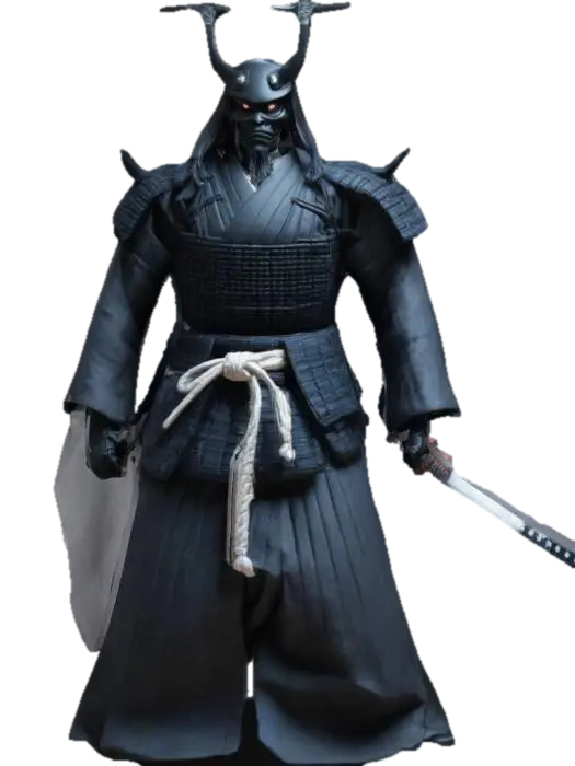 ghost samurai - Paranormal 3D model, vytvořený pomocí AI