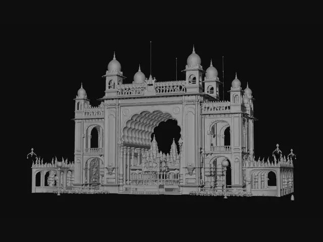3D model for Gateway of the Rajput Palace
