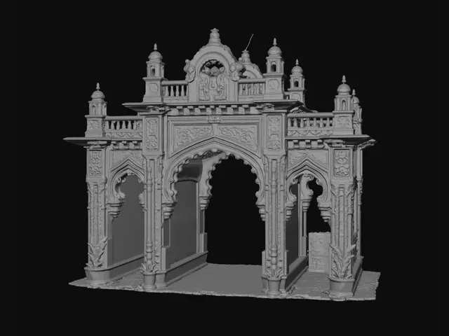 3D model for Ornate Yellow Archway