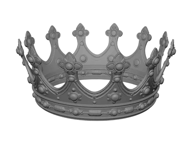 3D model for Ornate Golden Crown
