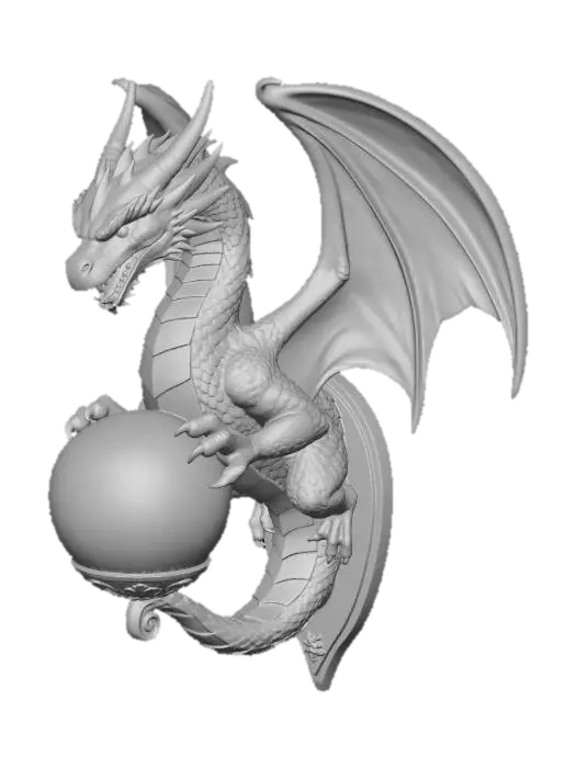 3D model for Ember Dragon Lantern