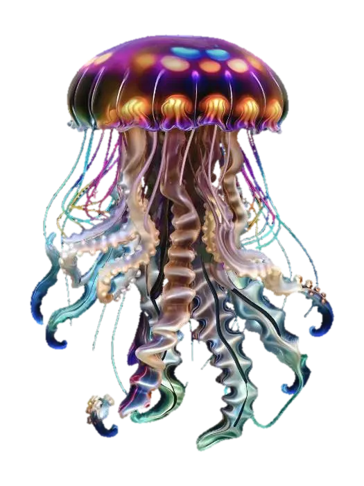 3D model for Neon Jellyfish Reverie