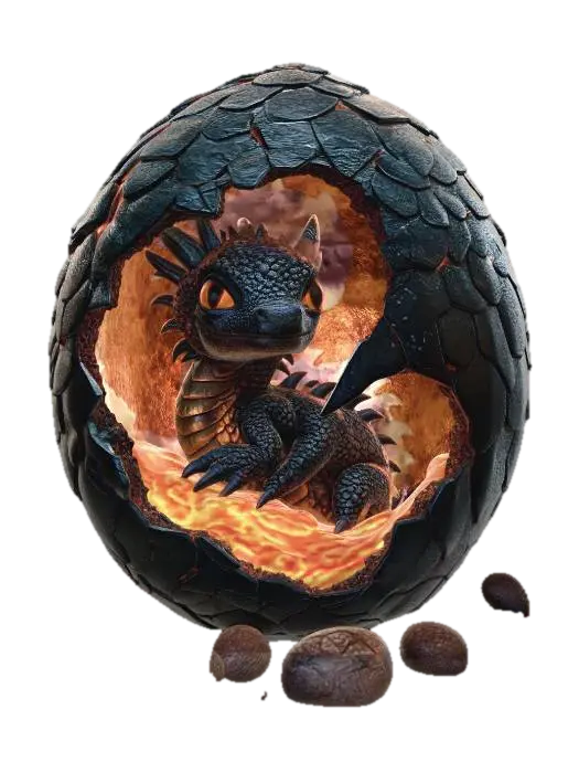 3D model for Molten Dragon Egg