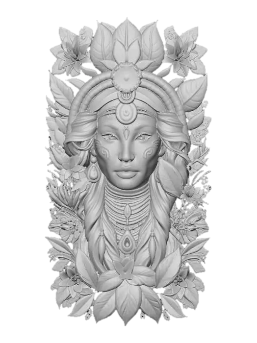 3D model for Verdant Goddess