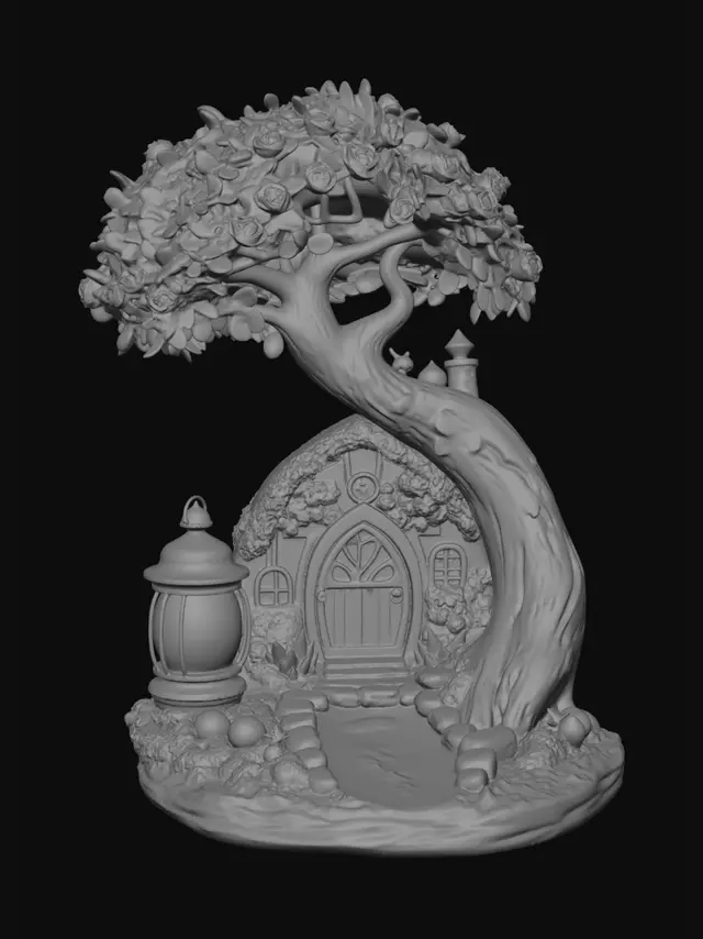 3D model for Lanternwood Treehouse