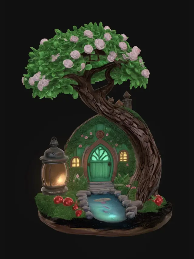 3D model for Lanternwood Treehouse