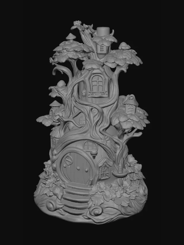 3D model for Enchanted Treehouse