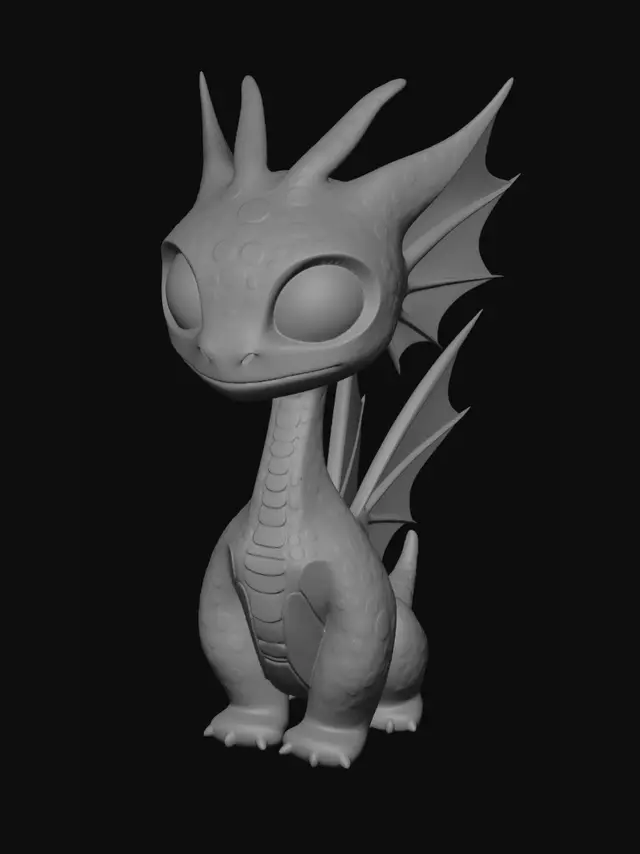 3D model for Ember Mosaic Dragon