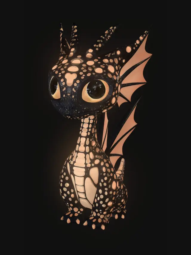 3D model for Ember Mosaic Dragon