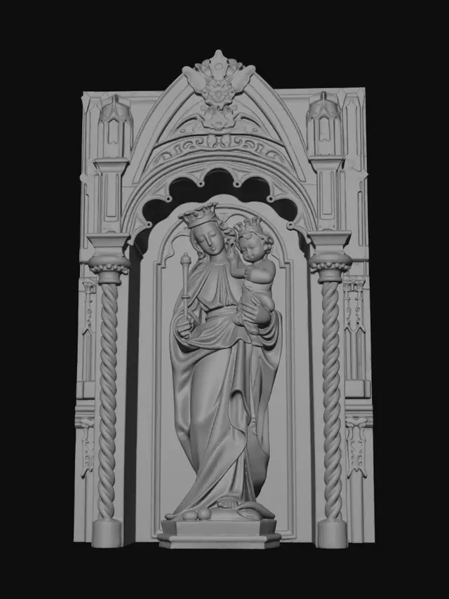 3D model for Madonna and Child