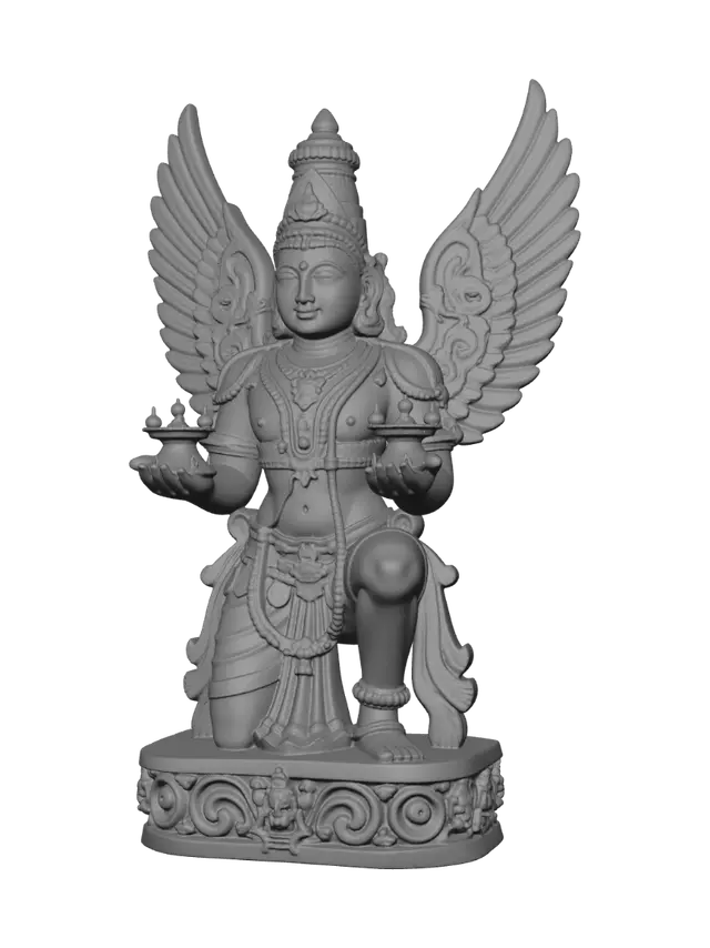 3D model for Garuda the Winged Deity