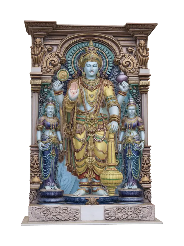 3D model for Vishnu with Attendants