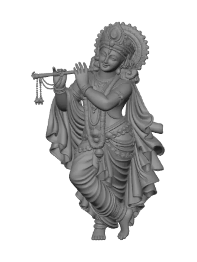 3D model for Krishna Playing the Flute