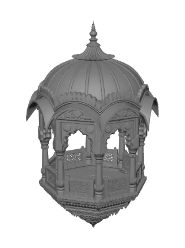 3D model for Golden Dome Pavilion