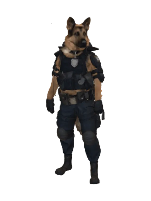 3D model for K9 Sentinel