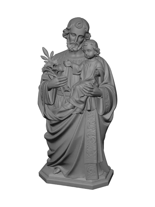 3D model for Saint Joseph and the Infant Jesus