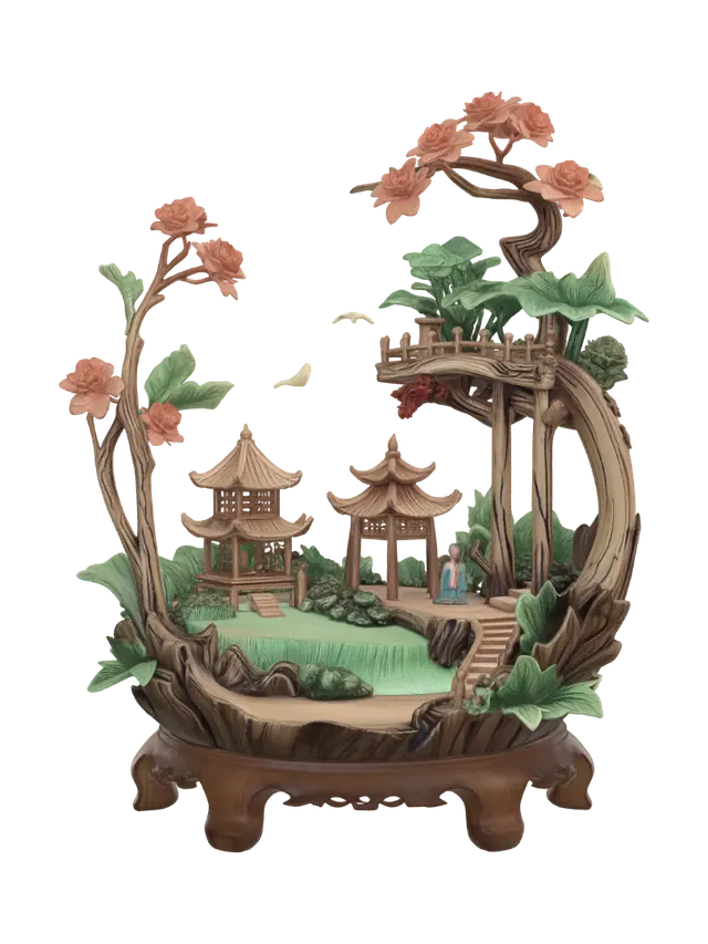3D model for Woodland Pagoda Dreamscape