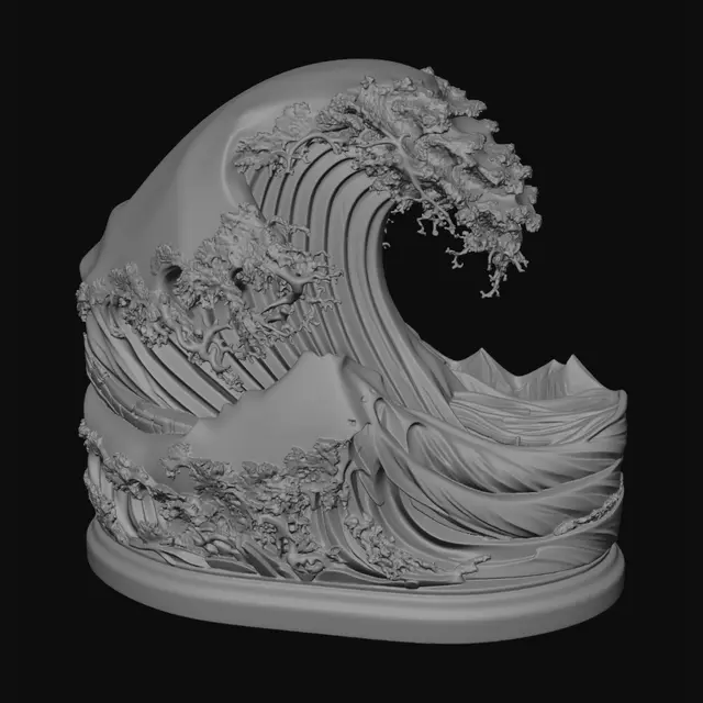 3D model for Ceramic Tsunami