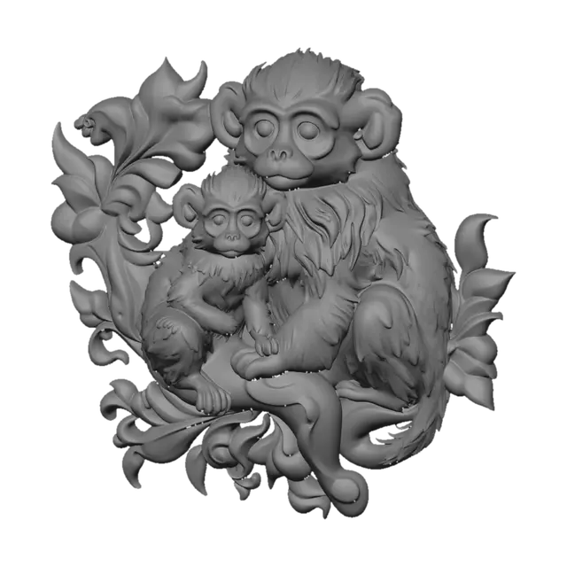 3D model for Kaleidoscope Orangutans