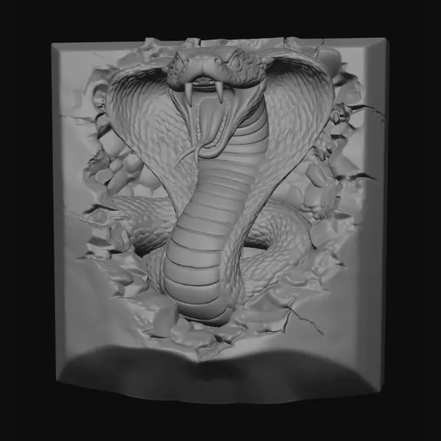 3D model for Timber Serpent Rising