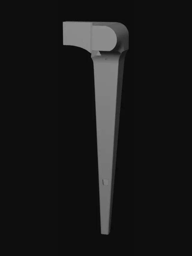 3D model for Mortised chair leg