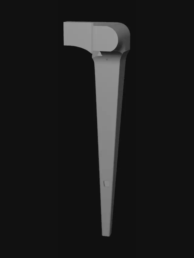 3D model for Mortised chair leg