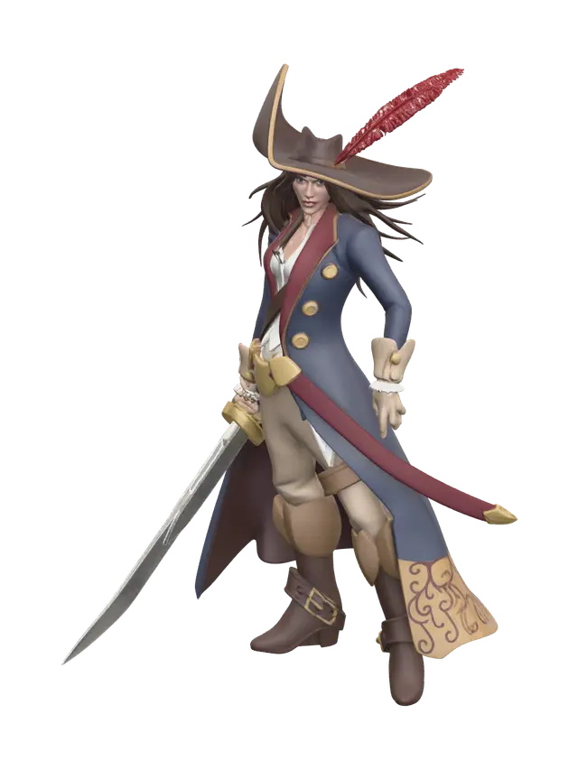 3D model for Piratequeen