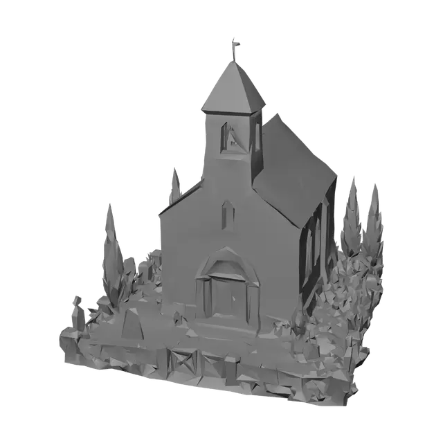 3D model for Chapel in the Cemetery