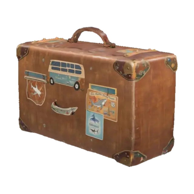 Valigetta - Suitcase 3D model, vytvořený pomocí AI