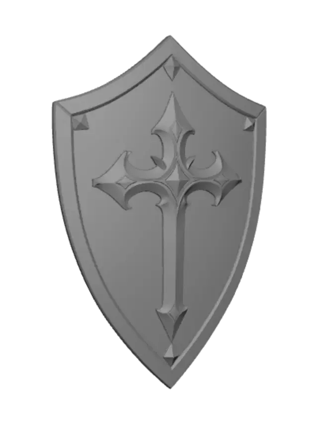 3D model for Cruciform Shield