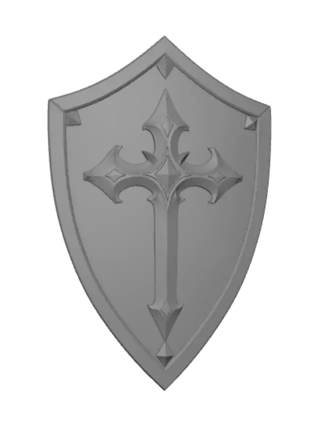3D model for Cruciform Shield