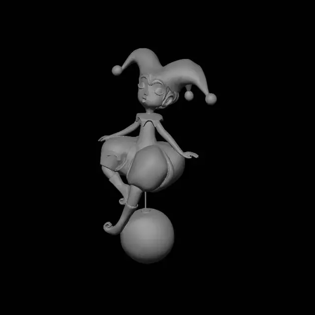3D model for Jester on a Globe