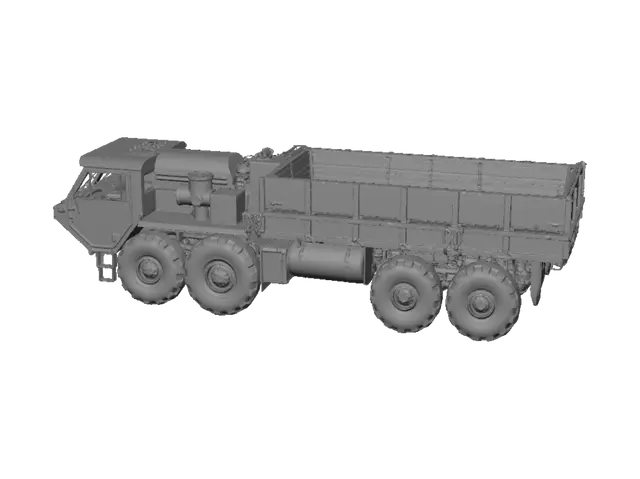 3D model for 8x8 Military Cargo Truck