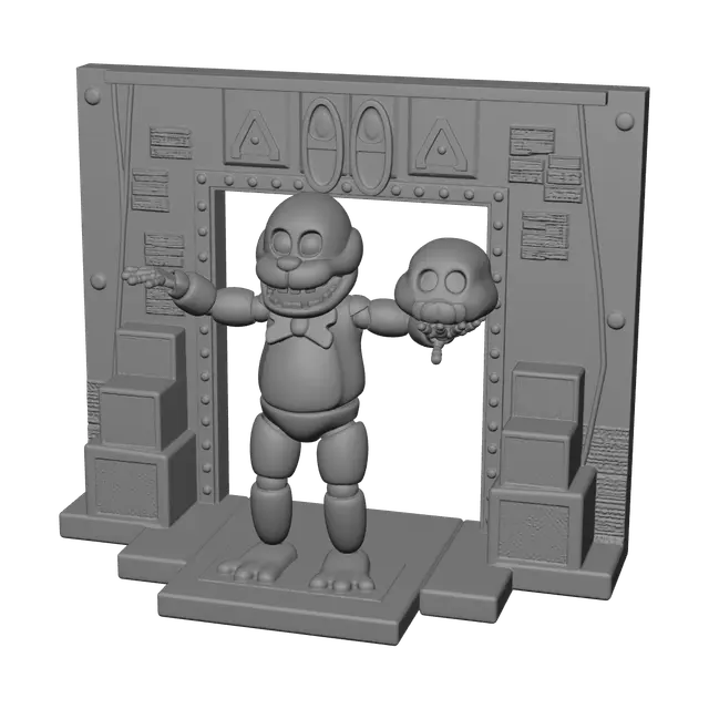 3D model for Fantasy Fnaf 2 Office