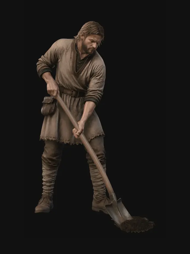 3D model for Digging in the Earth
