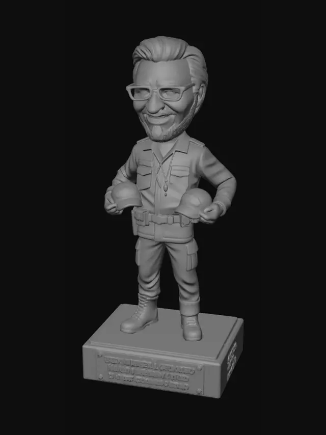 3D model for Tribute to a Seprona and Traffic Officer