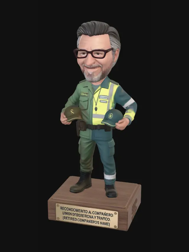 3D model for Tribute to a Seprona and Traffic Officer