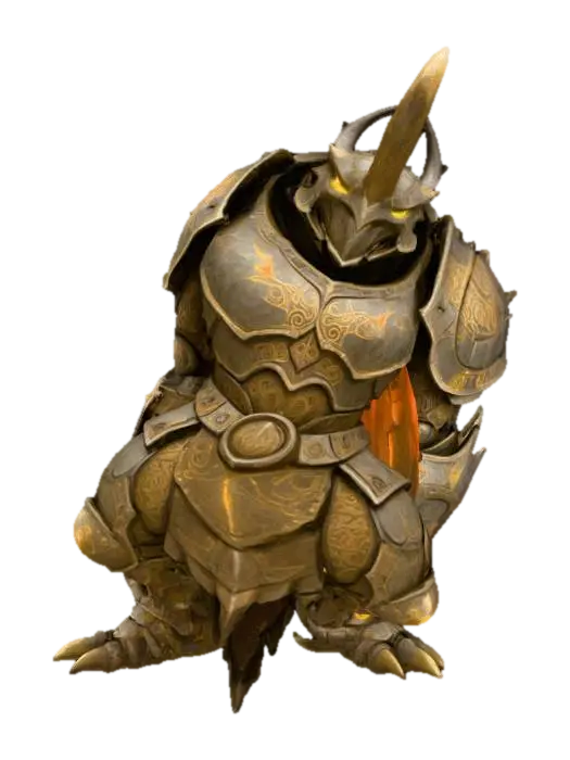 3D model for insect warrior creature armored