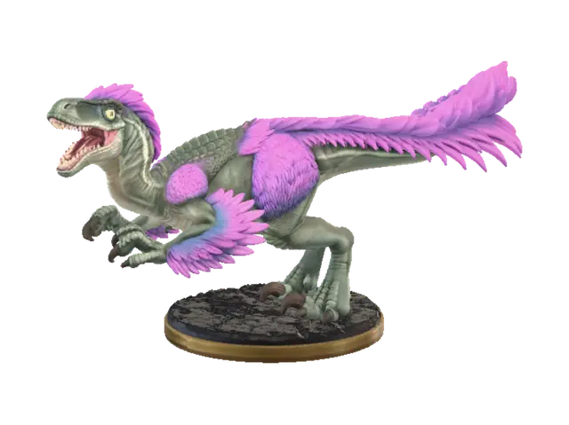 Dino Kiwi from Dungeon Crawler Carl - Dcc 3D-model, gegenereerd door AI