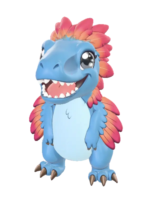 3D model for Rainbow Raptor