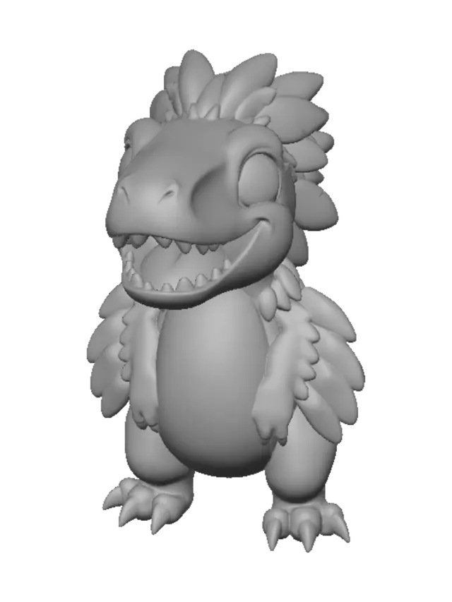 3D model for Rainbow Raptor