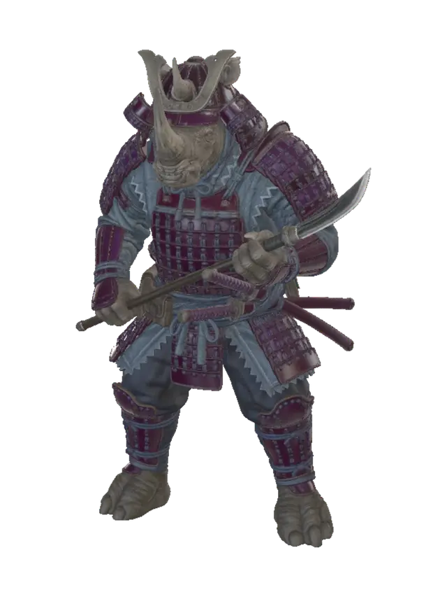 Sai Guard from Dungeon Crawler Carl - Dcc 3D-model, gegenereerd door AI